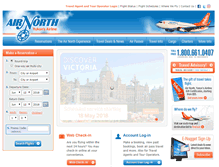 Tablet Screenshot of flyairnorth.com